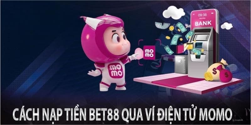 Truy cập ví điện tử để đặt lệnh nạp tiền BET88