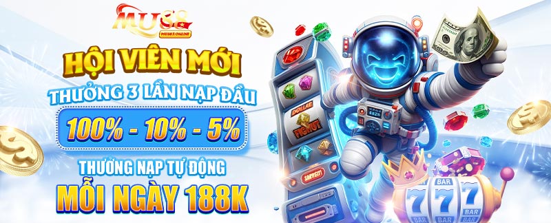 hội viên mới thưởng 3 lần nạp đầu